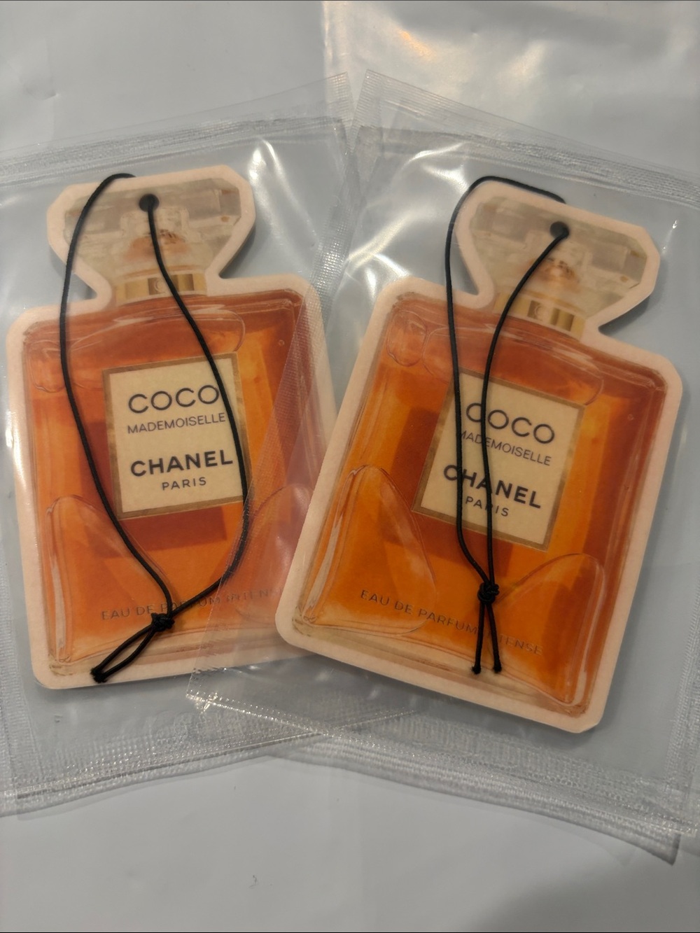 The 2 Pack Bundle Perfume Car Air Freshener scent as shown